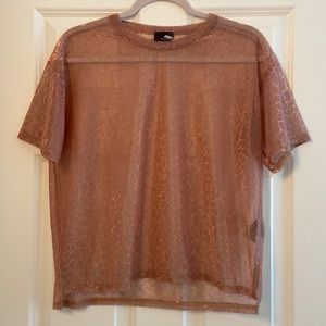 Beautiful rose gold top